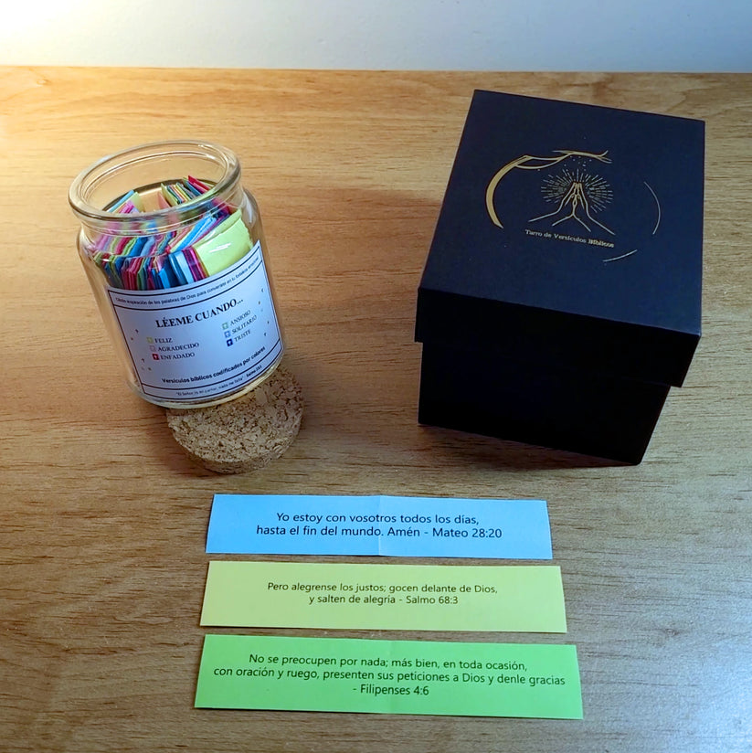 Tarro de Versículos Bíblicos
