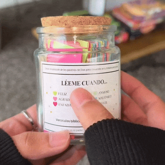 Tarro de Versículos Bíblicos