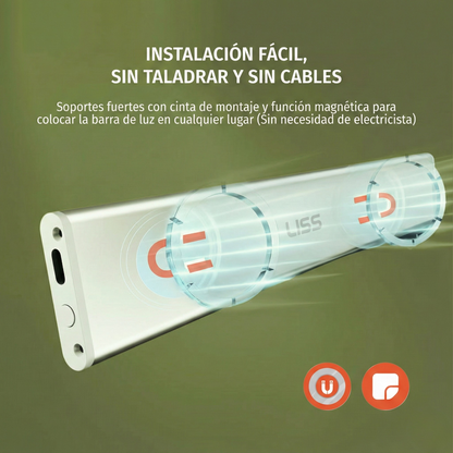 LISS™ – Luz LED inteligente con sensor de movimiento